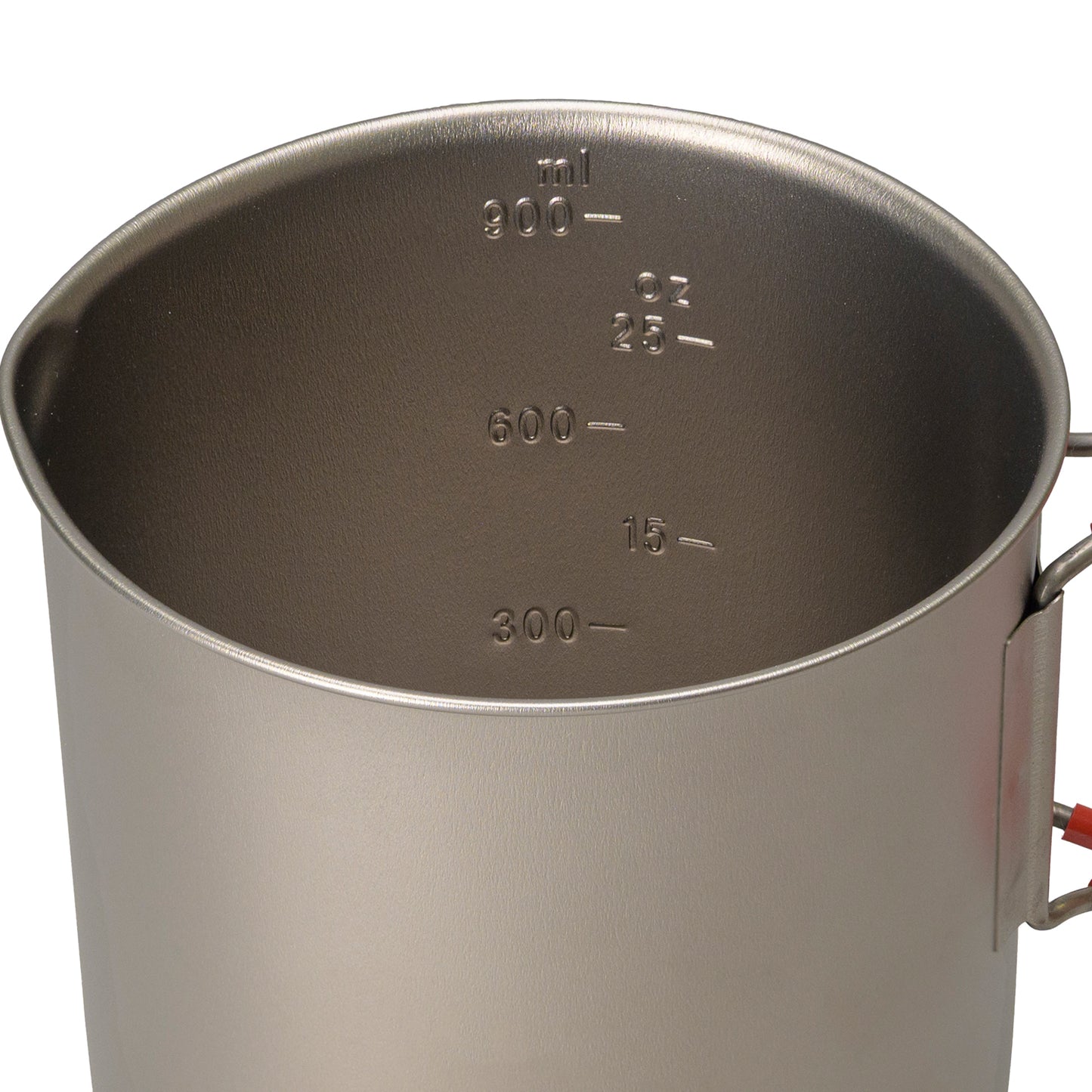 EVERNEW Ti Maccheroni Pot 1000 pure titanium backpacking pot with locking strainer lid