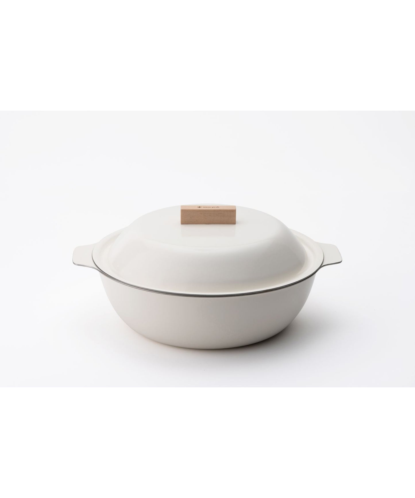 Snow Peak - Enamel Cooker 1L – Ivory