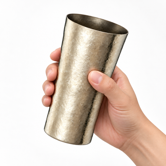 SUSgallery Titanium Tumbler Pilsner Japanese Drinkware Made in Japan
