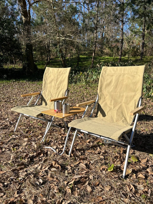 A Low Table That Makes Camp Time More Comfortable