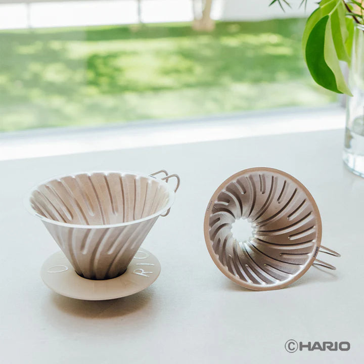 HARIO - V60 Titanium Pour-Over Coffee Dripper
