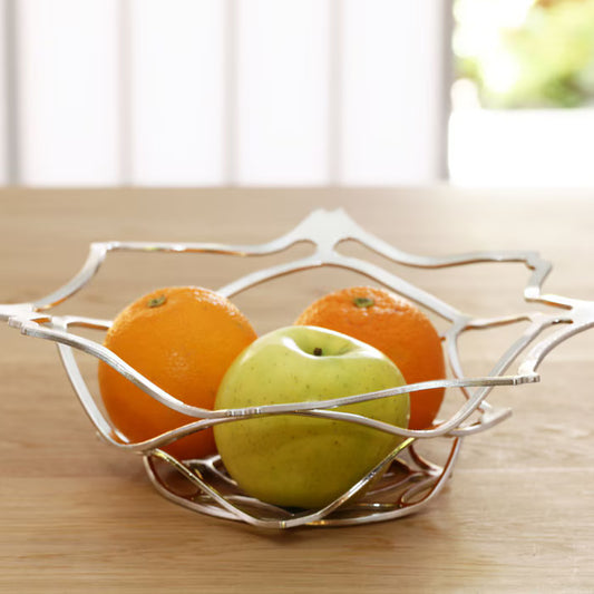 NOUSAKU KAGO Peony L Japanese pure tin flexible basket