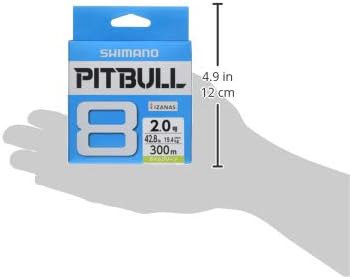 Shimano - PE Line Pitbull 8 Braided 984.3 ft (300 m) PL-M78S