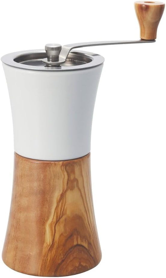 HARIO - Ceramic Coffee Mill Wood N Manual Coffee Beans Grinder 30g