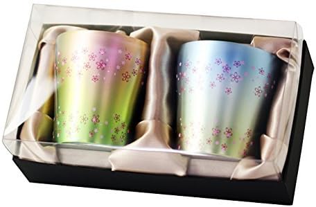 HORIE - Pure Titanium Double Tumbler, 8.5 fl oz,  Set of 2