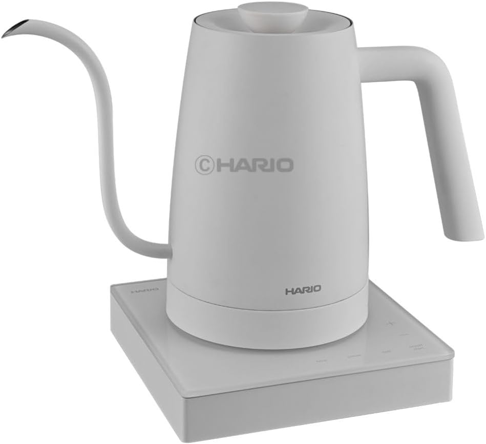 HARIO - Electric Kettle Lyra - Electric Kettle with Temperature Control, Keep Warm Function, Lightweight Design, Maximum Capacity 800mL