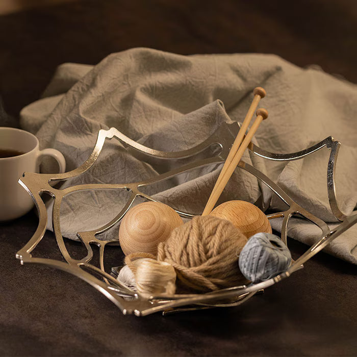 NOUSAKU KAGO Peony L Japanese pure tin flexible basket