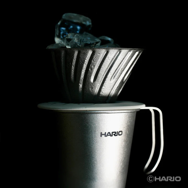 HARIO - V60 Titanium Pour-Over Coffee Dripper