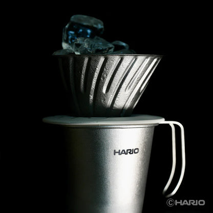 HARIO - V60 Titanium Pour-Over Coffee Dripper