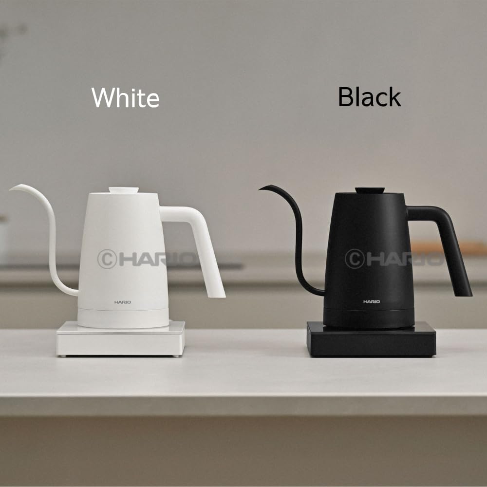 HARIO - Electric Kettle Lyra - Electric Kettle with Temperature Control, Keep Warm Function, Lightweight Design, Maximum Capacity 800mL