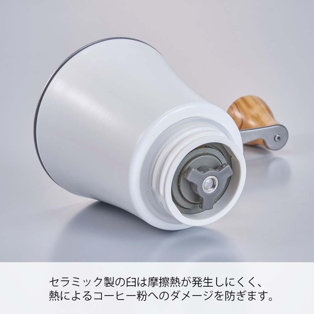 HARIO - Ceramic Coffee Mill Wood N Manual Coffee Beans Grinder 30g