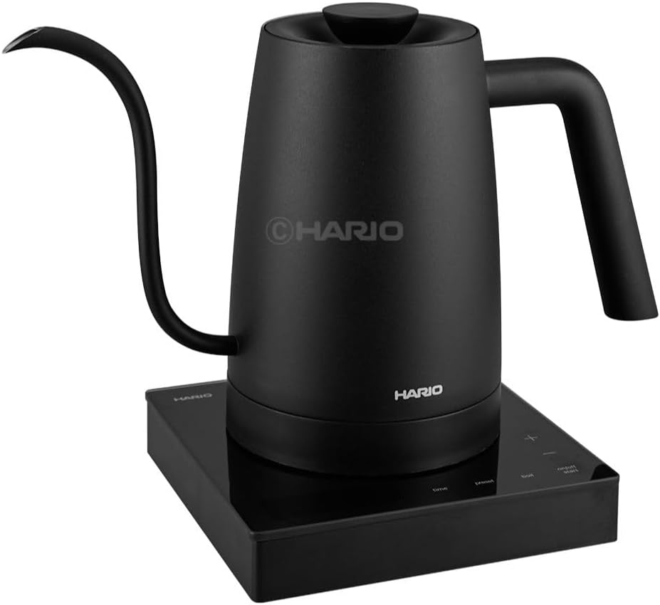 HARIO - Electric Kettle Lyra - Electric Kettle with Temperature Control, Keep Warm Function, Lightweight Design, Maximum Capacity 800mL