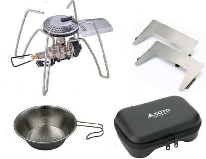 SOTO ST-340 + Range Regulator Stove, Set of 2