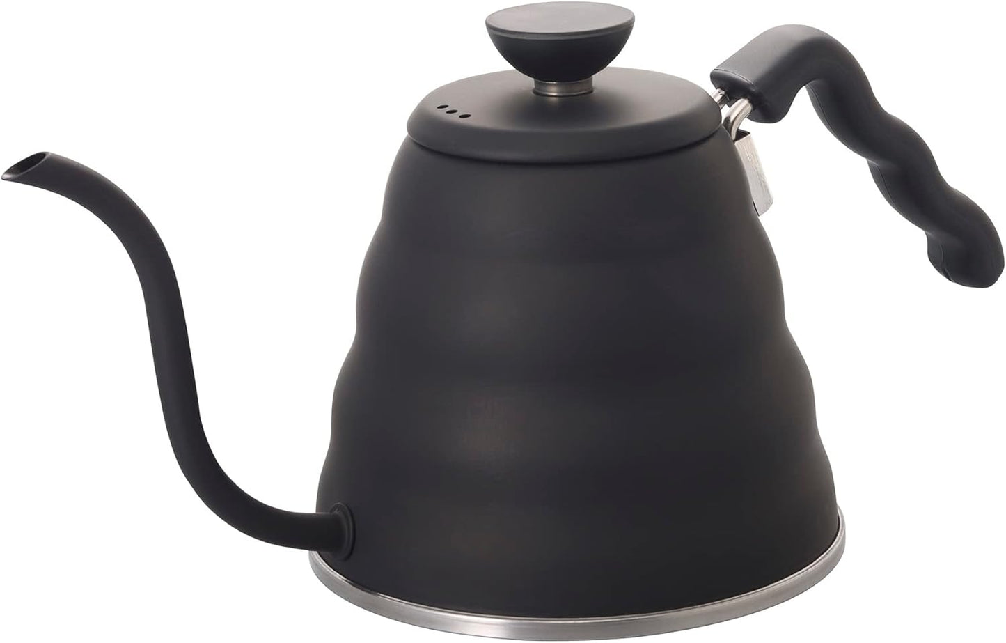 HARIO - V60 Drip Kettle, Buono, Practical Capacity 800 ml, Direct Fire/IH Compatible, Matte Black, Made in Japan