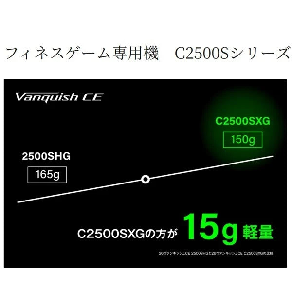 Shimano - 26 Vanquish CE 2500S