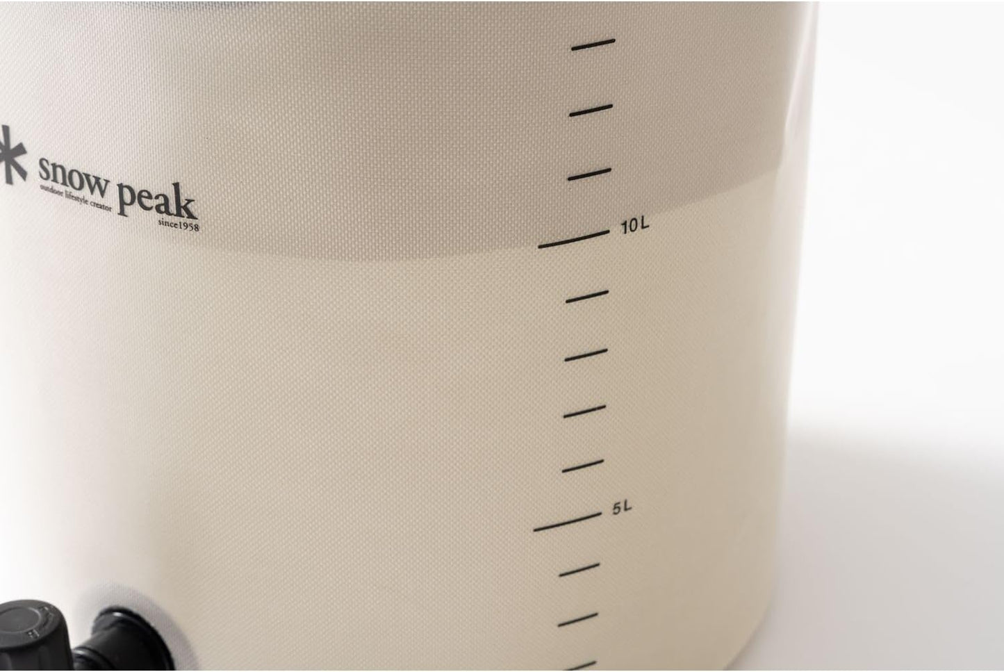 Snow Peak - FP-130 Soft Water Jug, Tank, Water Bag, Faucet, Foldable, Camping, Outdoors, BBQ