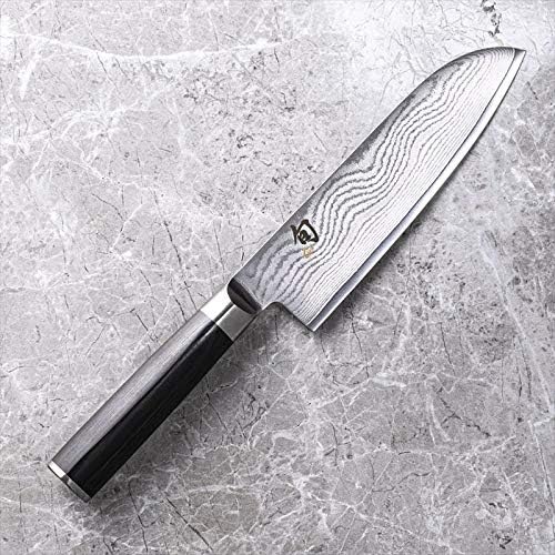 Shun - Classic Santoku Knife, 6.9 inches (175 mm), Made in Japan Stainless Steel