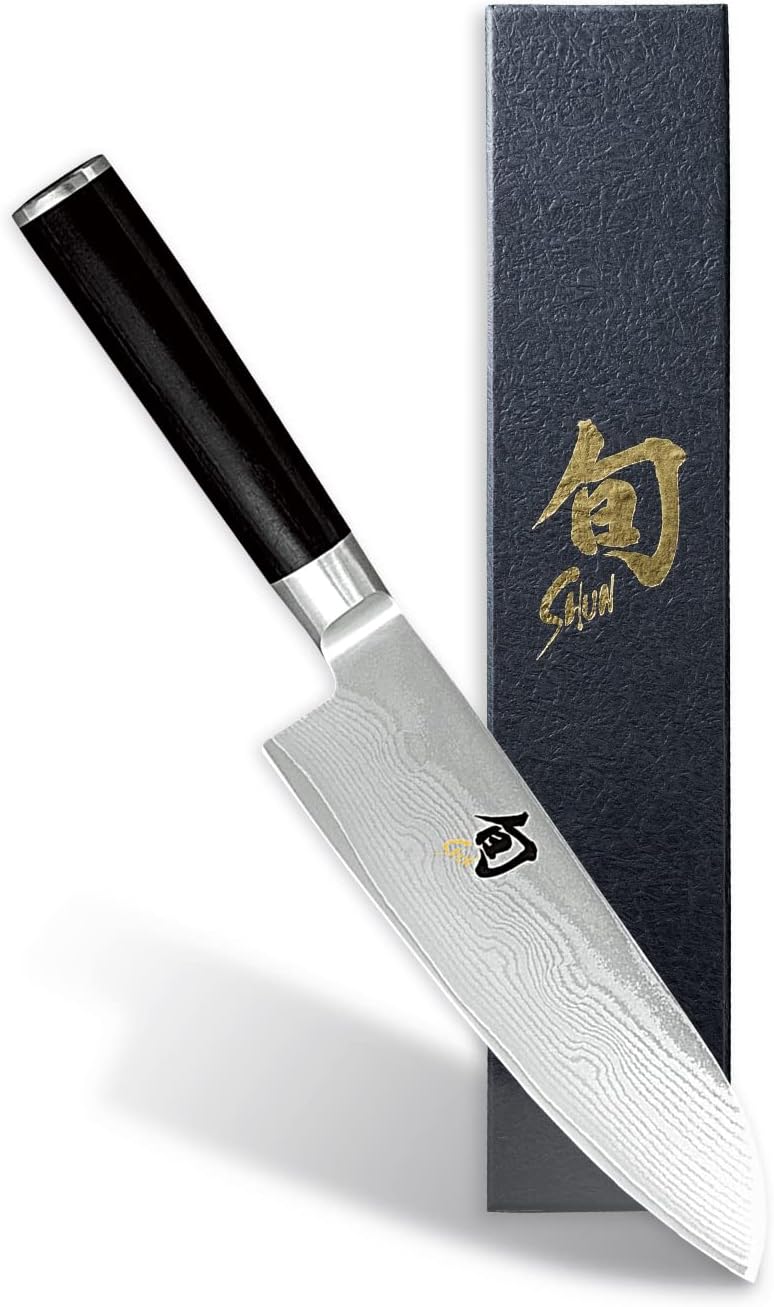 Shun - Classic Santoku Knife, 6.9 inches (175 mm), Made in Japan Stainless Steel