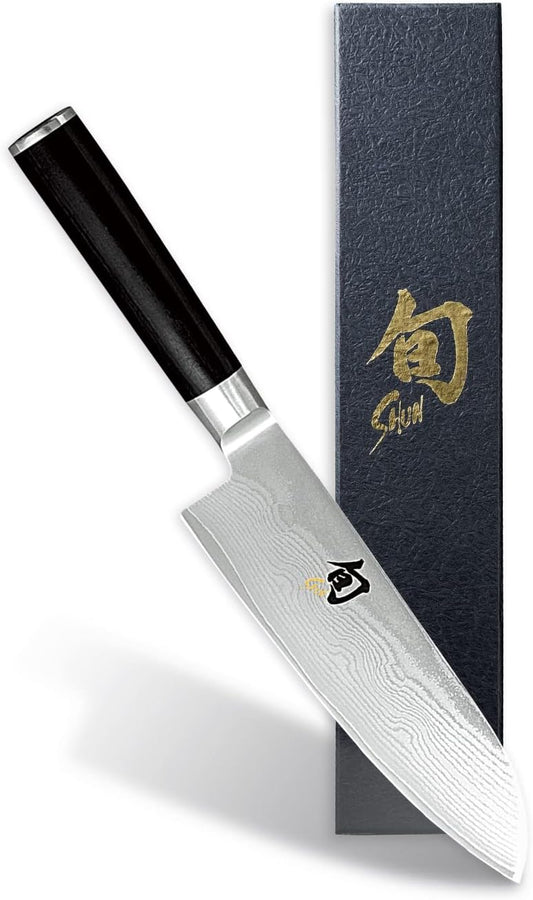 Shun - Classic Santoku Knife, 6.9 inches (175 mm), Made in Japan Stainless Steel