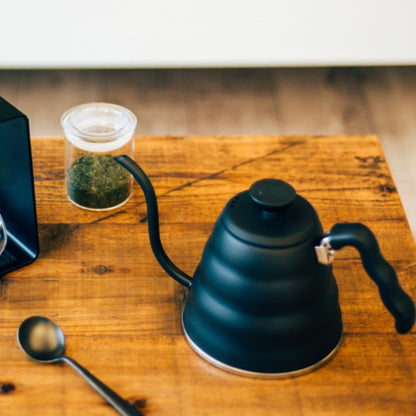 HARIO - V60 Drip Kettle, Buono, Practical Capacity 800 ml, Direct Fire/IH Compatible, Matte Black, Made in Japan