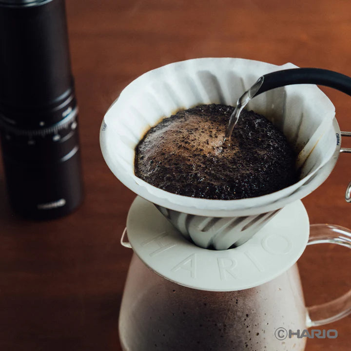 HARIO - V60 Titanium Pour-Over Coffee Dripper