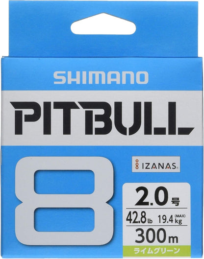 Shimano - PE Line Pitbull 8 Braided 984.3 ft (300 m) PL-M78S