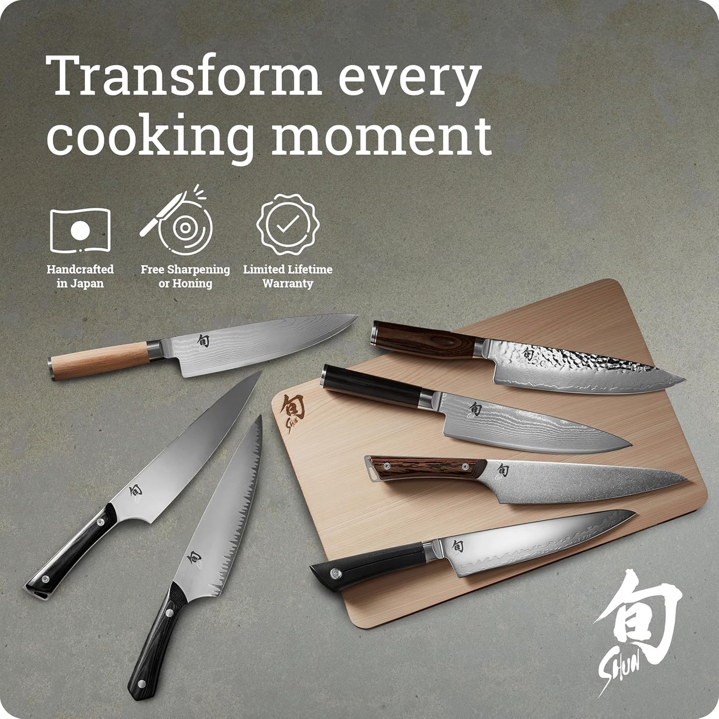 Shun - Premier Chef's Knife, 8 inches (200 mm), KAI Shun TM0706
