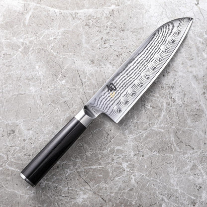 Shun - Classic Santoku Knife, Dimple, 6.9 inches (175 mm) Santoku Knife