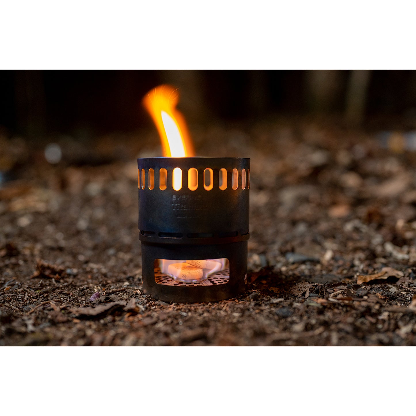 EVERNEW Alcohol Stove Stand DX Set with titanium alcohol stove and windscreen pot support