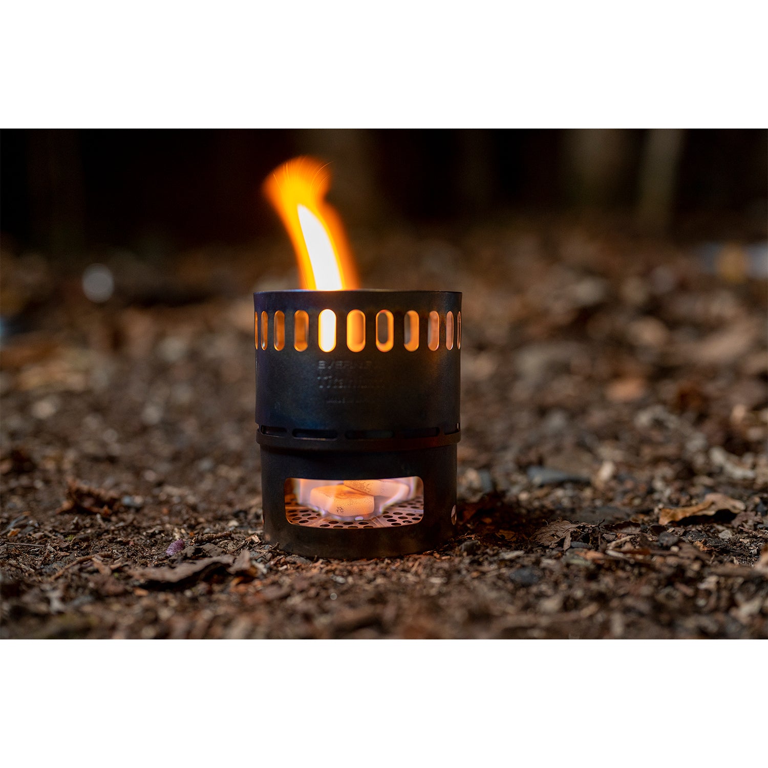 EVERNEW Alcohol Stove Stand DX Set with titanium alcohol stove and windscreen pot support