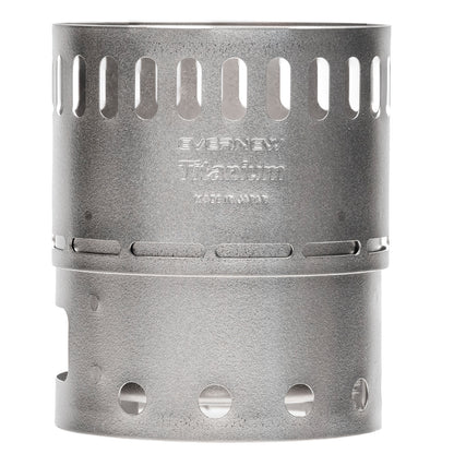 EVERNEW Alcohol Stove Stand DX Set with titanium alcohol stove and windscreen pot support