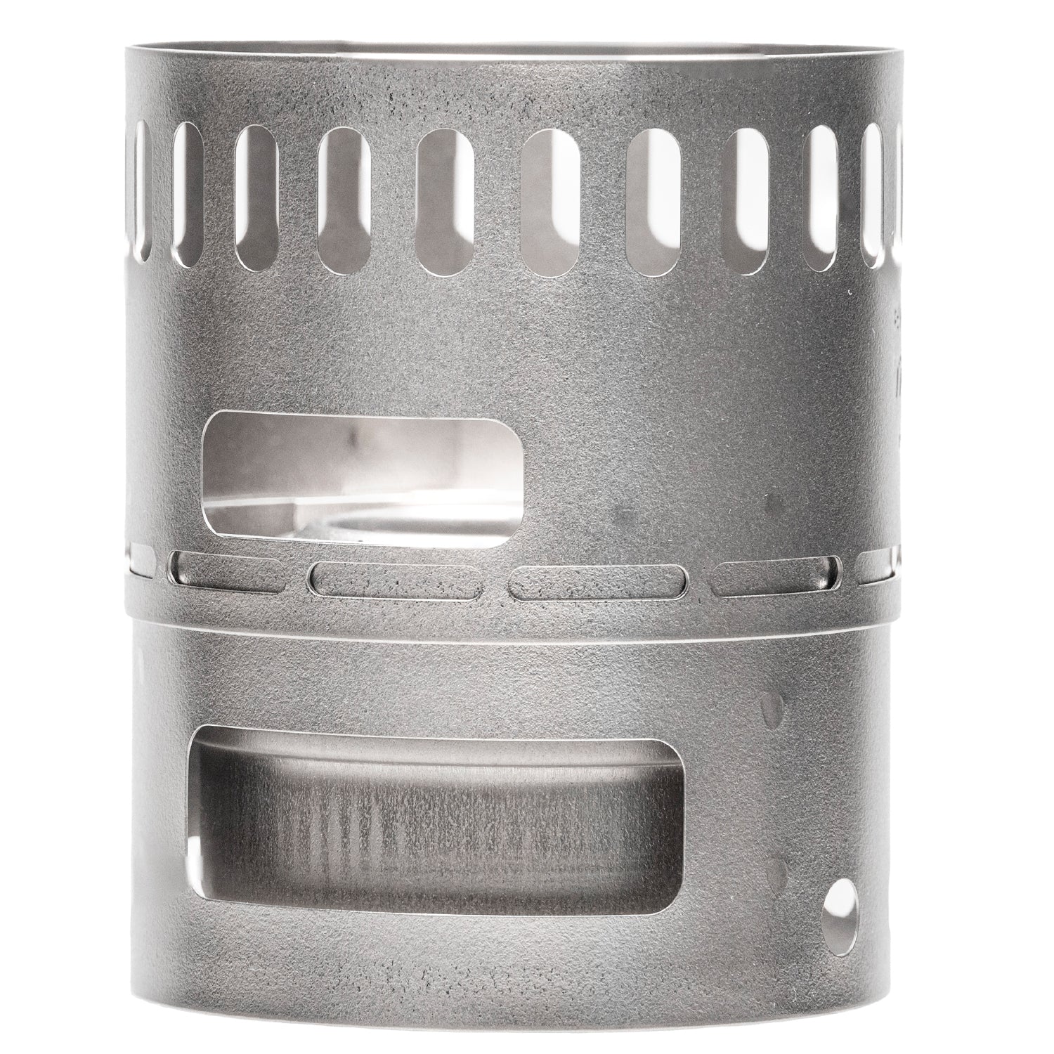 EVERNEW Alcohol Stove Stand DX Set with titanium alcohol stove and windscreen pot support