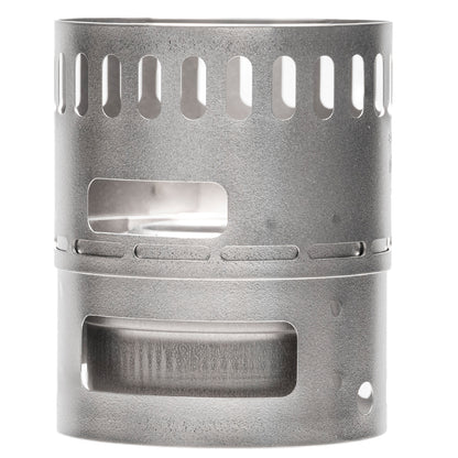 EVERNEW Alcohol Stove Stand DX Set with titanium alcohol stove and windscreen pot support