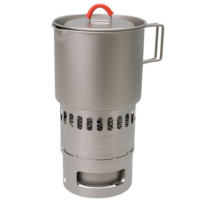 EVERNEW Ti Mug Pot 500 titanium alcohol stove starter set made in Japan