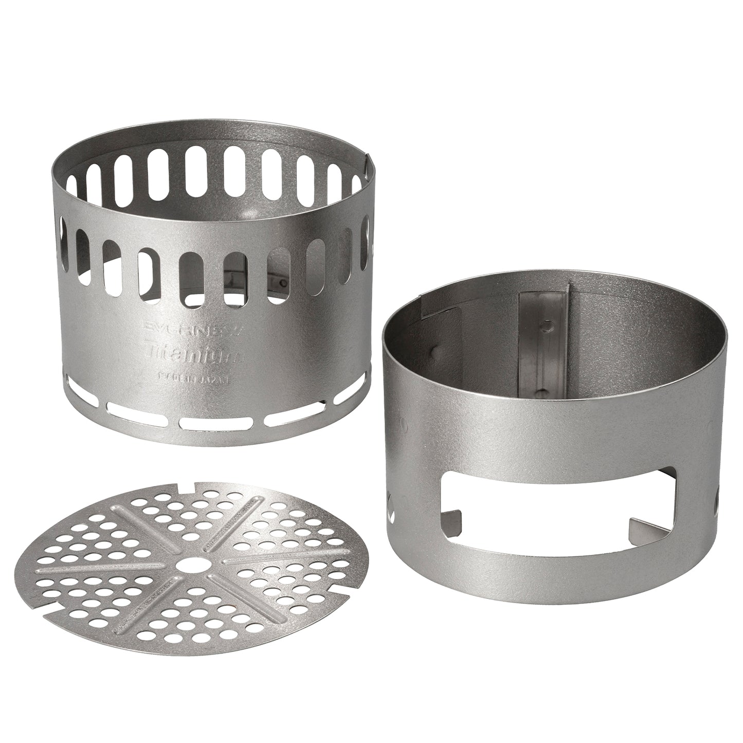 EVERNEW Ti Mug Pot 500 titanium alcohol stove starter set made in Japan