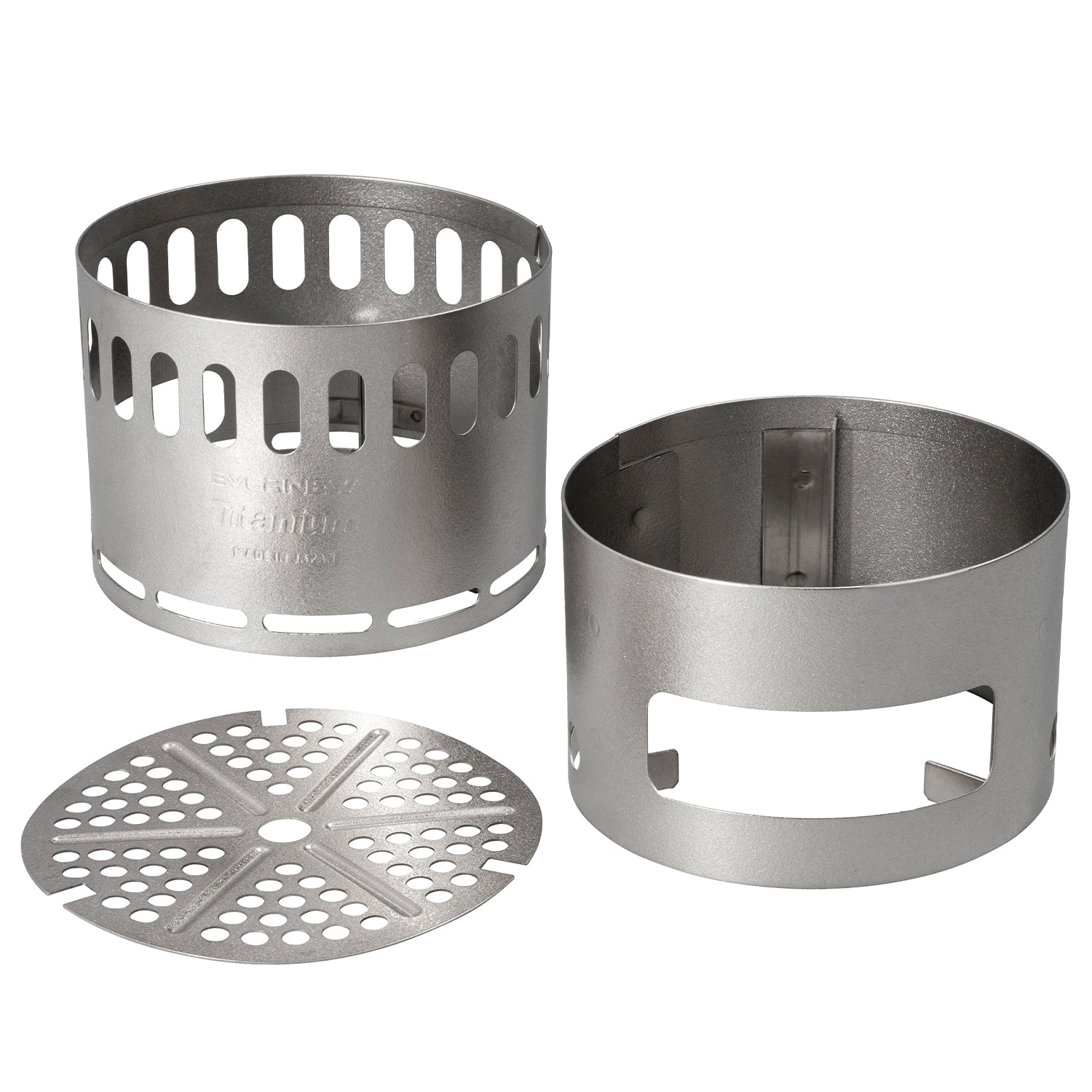 EVERNEW Ti Mug Pot 500 titanium alcohol stove starter set made in Japan