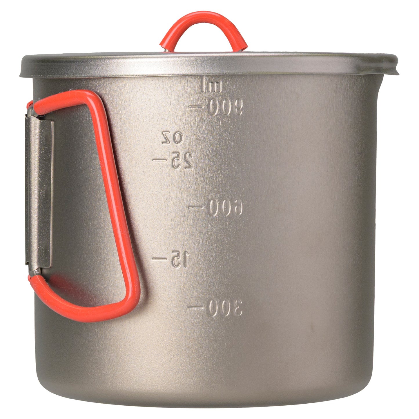 EVERNEW Ti Maccheroni Pot 1000 pure titanium backpacking pot with locking strainer lid