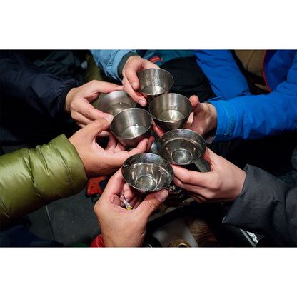 EVERNEW – Miyama Titanium Sake Cup “Yaki” – Heat-Fired Finish