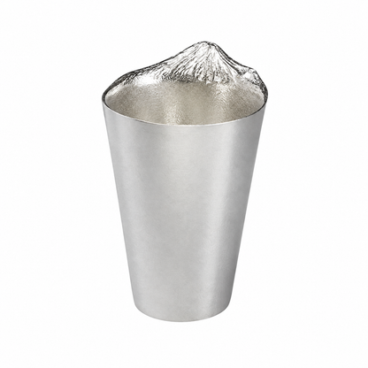 GINGADO Fuji Design 99.99% pure tin beer cup 180ml made in Japan