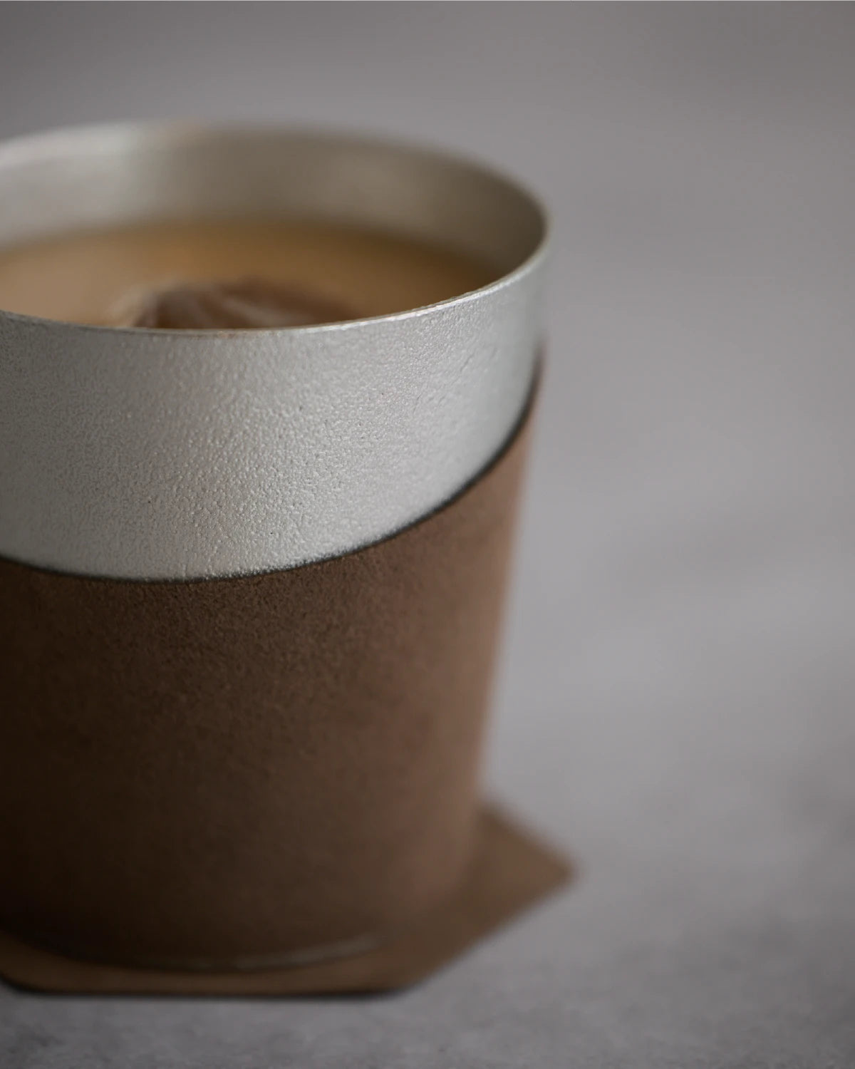 NOUSAKU Break Time Set – Pure Tin Tumbler with Alcantara Sleeve and Coaster