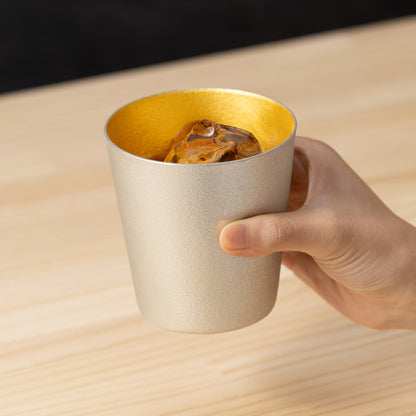 NOUSAKU NAJIMI Gold Leaf Tumbler Set of 2