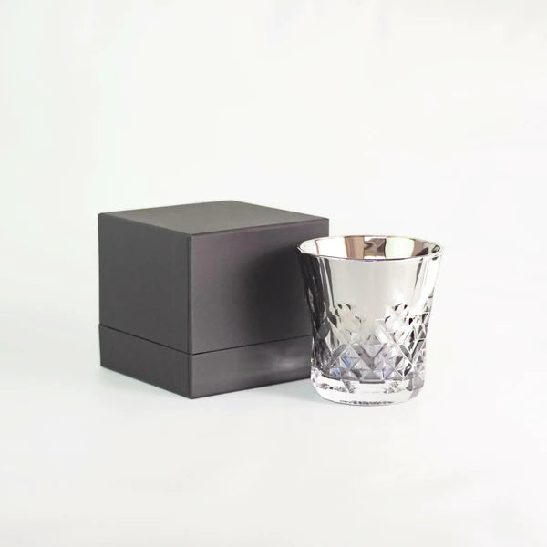 PROGRESS - Rex-Silver Titanium Whisky Glass Made in Japan