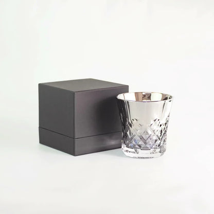 PROGRESS - Rex-Silver Titanium Whisky Glass Made in Japan