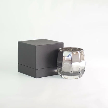 PROGRESS - Vertex-Silver Titanium Whisky Glass