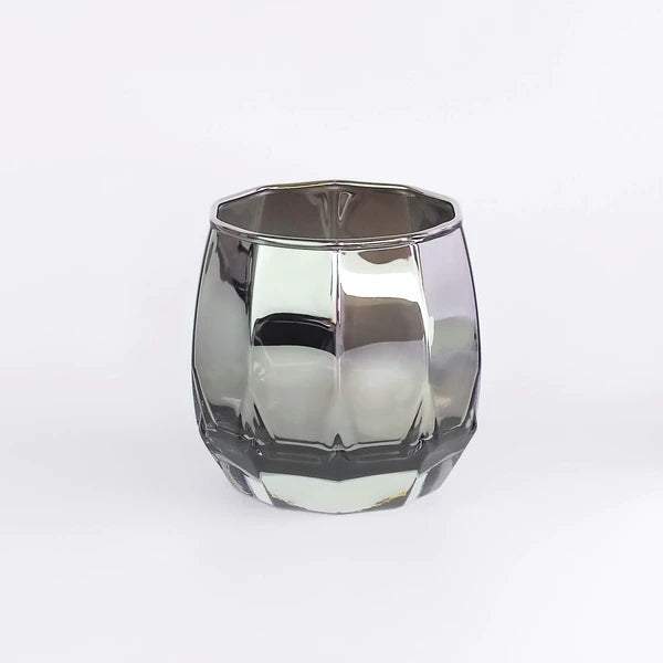 PROGRESS - Vertex-Silver Titanium Whisky Glass