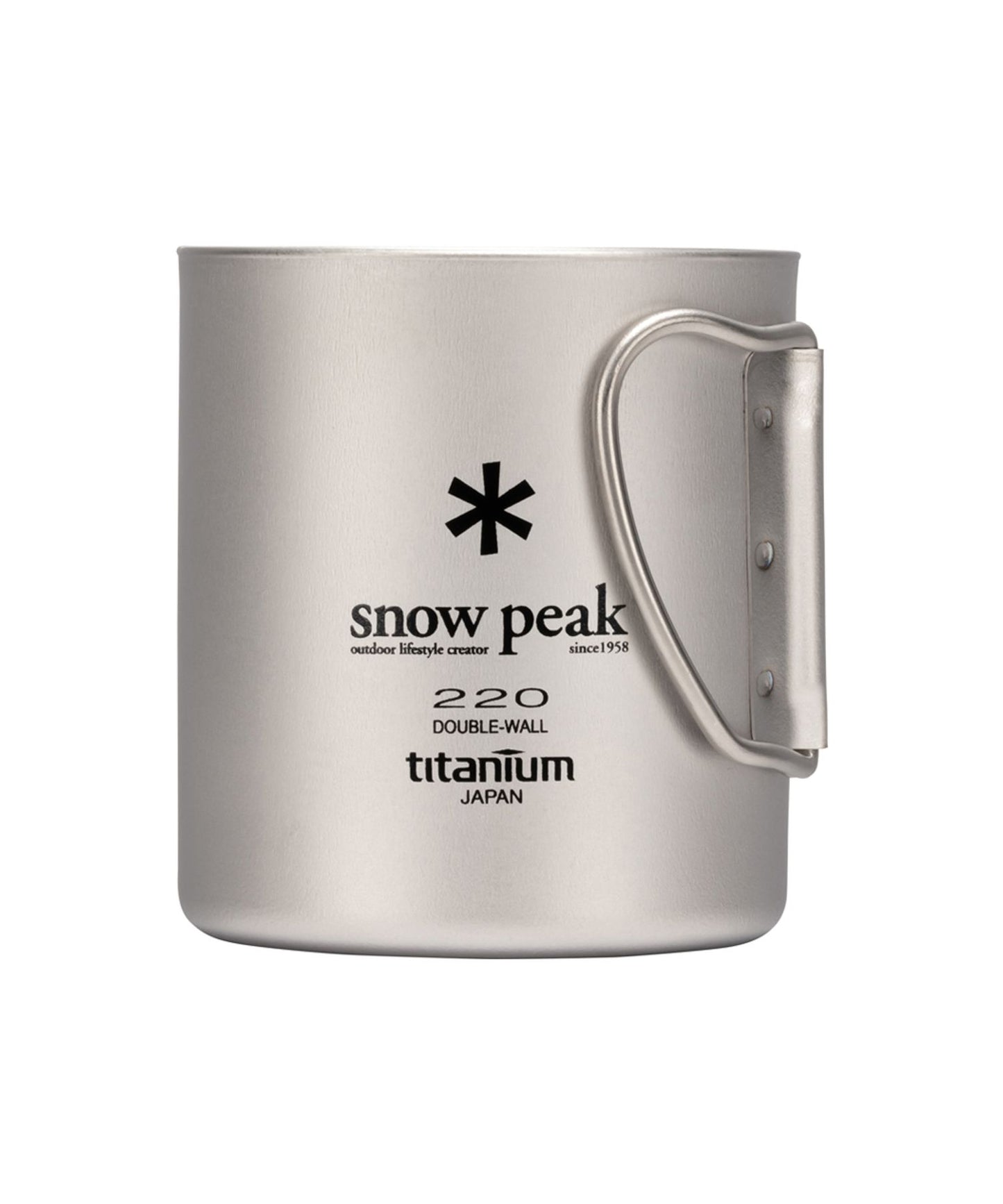Snow Peak - Titanium Double Mug 220