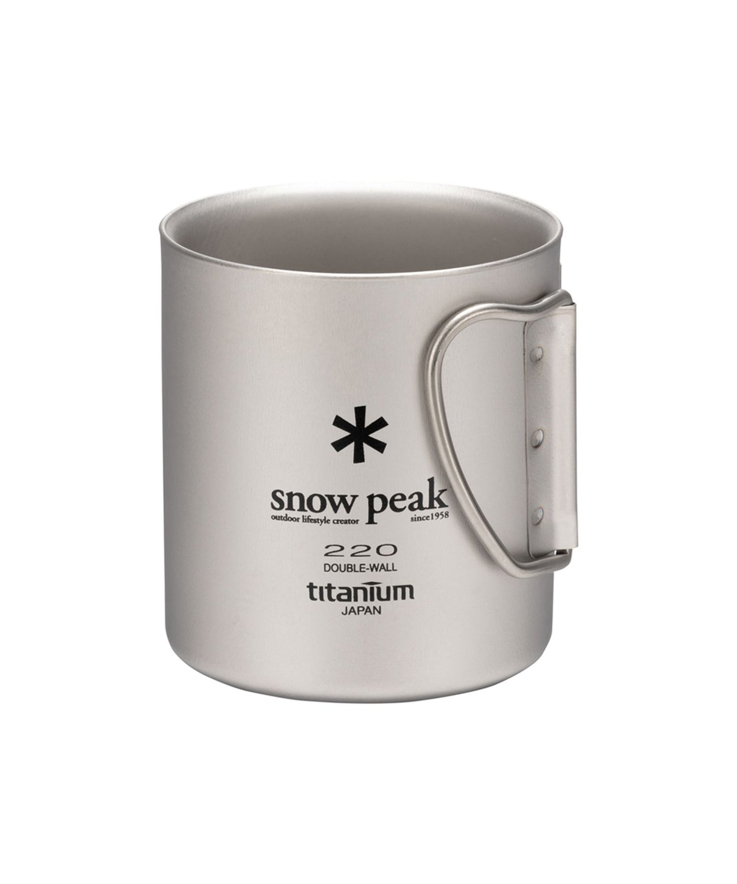 Snow Peak - Titanium Double Mug 220