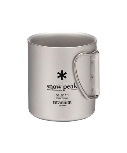 Snow Peak - Titanium Double Mug 220