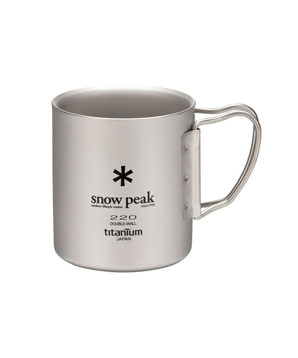 Snow Peak - Titanium Double Mug 220