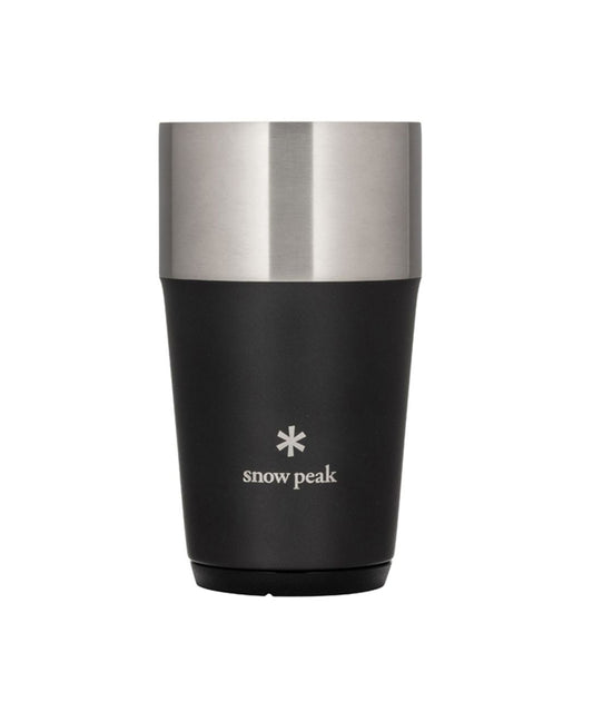 Snow Peak - 不锈钢真空隔热随行杯 470 黑色
